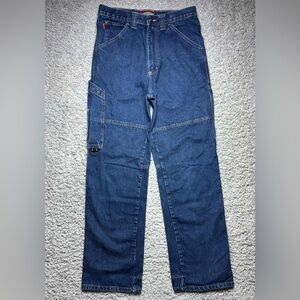 Vintage Ignition Jeans Mens 30 Baggy Wide Leg 8 Pockets Flap Y2K Style Skate